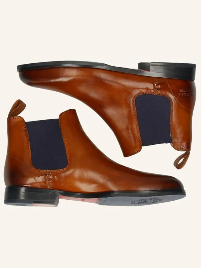 Leder-Chelsea-Boots "Susan 10" in Hellbraun>MELVIN & HAMILTON Outlet