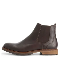 TRAVELIN' Stiefel & Boots^Leder-Chelsea-Boots "Winslow" in Braun