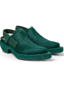 Camper Clogs & Pantoletten^Leder-Clogs in Grün