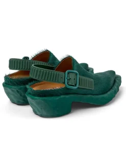 Camper Clogs & Pantoletten^Leder-Clogs in Grün