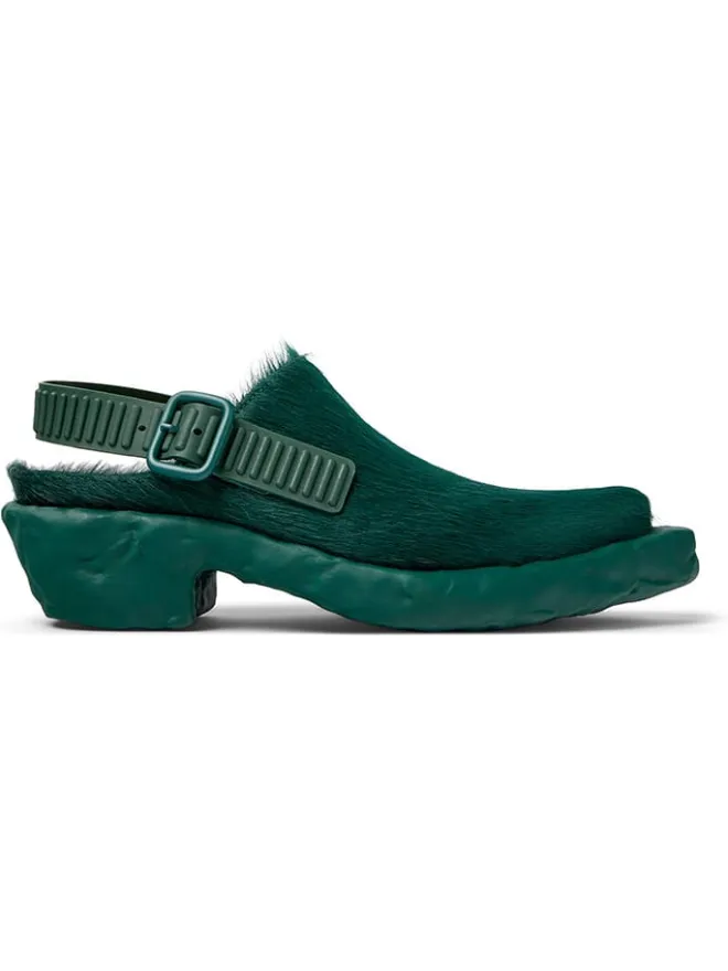 Camper Clogs & Pantoletten^Leder-Clogs in Grün