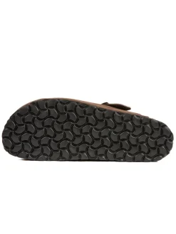 BABUNKERS Family Hausschuhe^Leder-Clogs in Hellbraun