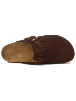 Mandel Hausschuhe^Leder-Clogs 