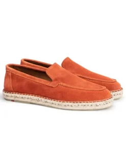 Leder-Espadrilles "Eicos" in Orange>LLOYD Discount