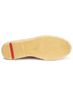 Leder-Espadrilles 