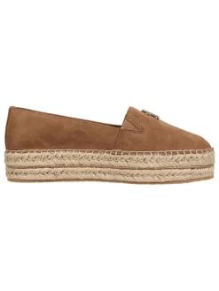 Leder-Espadrilles in Hellbraun>Tommy Hilfiger Shoes New
