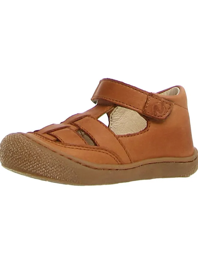 Leder-Halbsandalen "5282 Nappa" in Hellbraun>Naturino