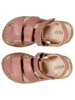 Leder-Halbsandalen "Addison" in Rosa>Wheat Best