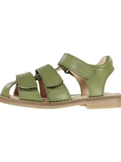 Leder-Halbsandalen "Addison" in Grün>Wheat Discount