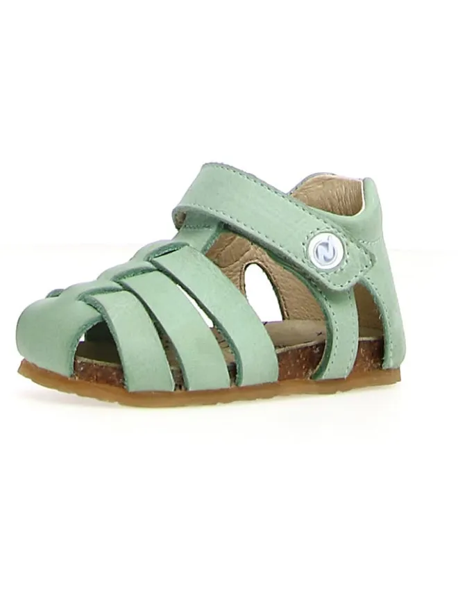 Leder-Halbsandalen "Alb" in Mint>Naturino Discount