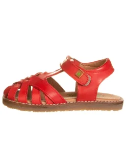 Leder-Halbsandalen "Atenas" in Rot>El Naturalista Online