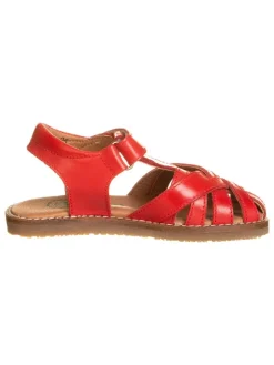 Leder-Halbsandalen "Atenas" in Rot>El Naturalista Online