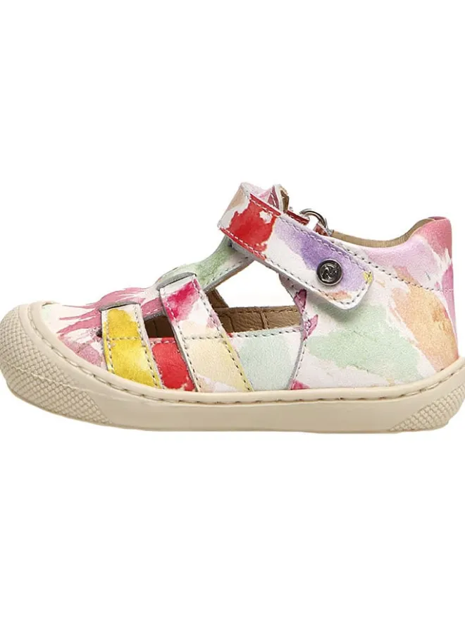 Naturino Sandalen^Leder-Halbsandalen "Bede" in Bunt