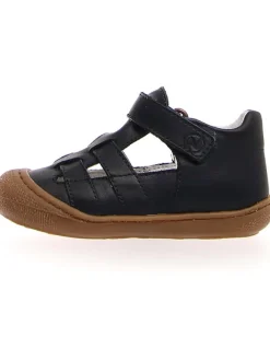 Naturino Sandalen^Leder-Halbsandalen "Bede" in Schwarz