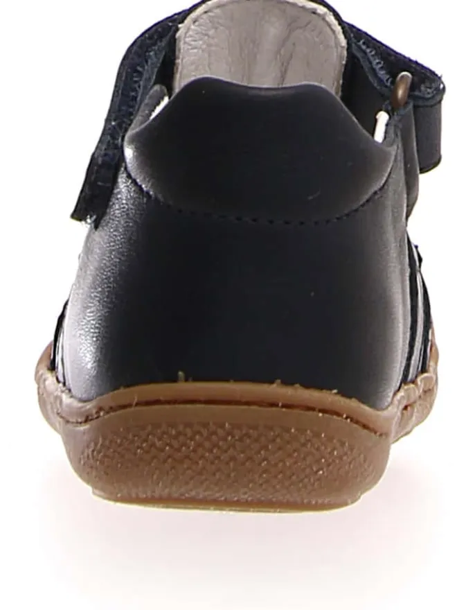 Naturino Sandalen^Leder-Halbsandalen "Bede" in Schwarz