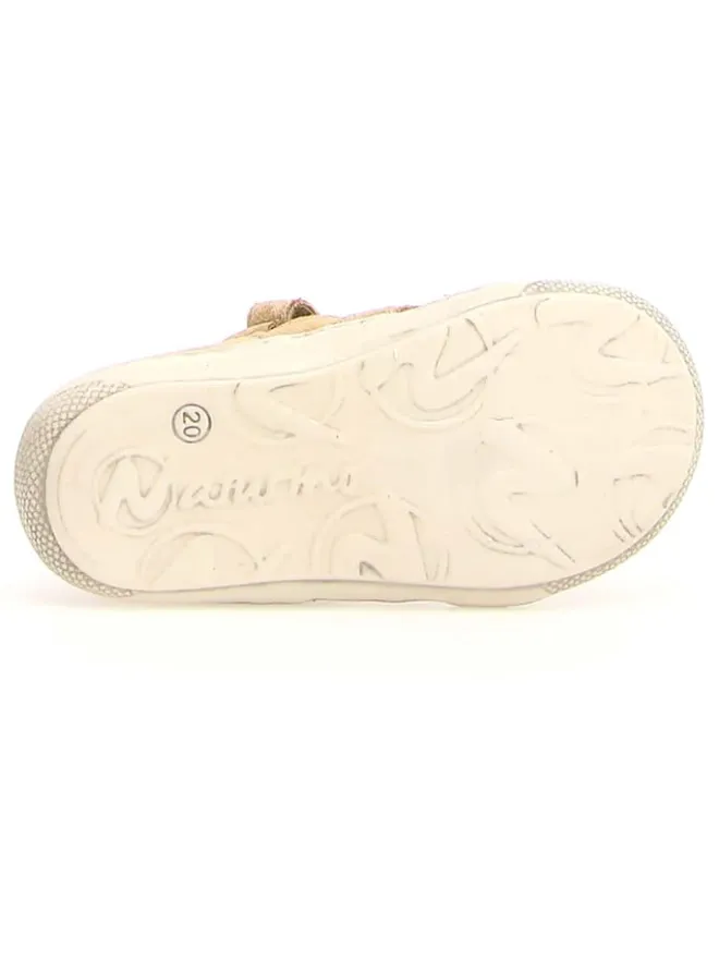 Naturino Sandalen^Leder-Halbsandalen "Bede" in Hellbraun