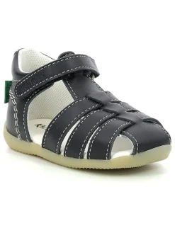 Leder-Halbsandalen "Bigflo 2" in Dunkelblau>Kickers