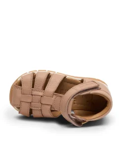 Leder-Halbsandalen 