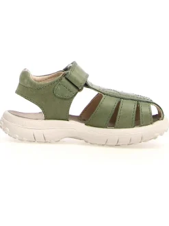 Leder-Halbsandalen "Bintan" in Grün>Naturino Hot