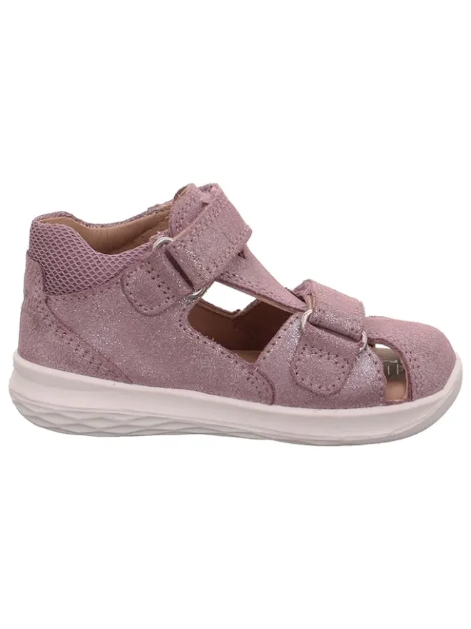 Leder-Halbsandalen "Bumblebee" in Lila>superfit Discount
