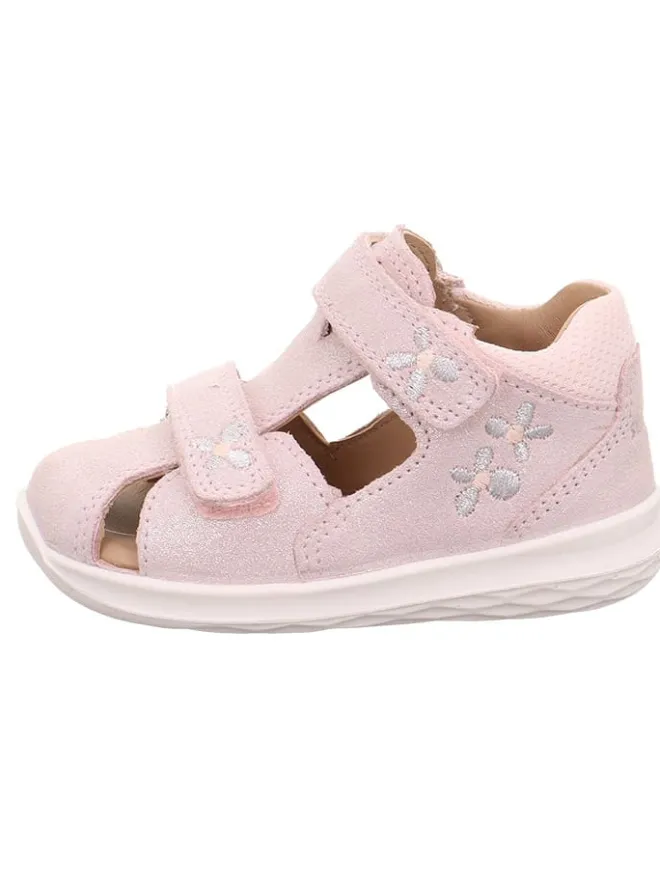 Leder-Halbsandalen "Bumblebee" in Rosa>superfit Hot