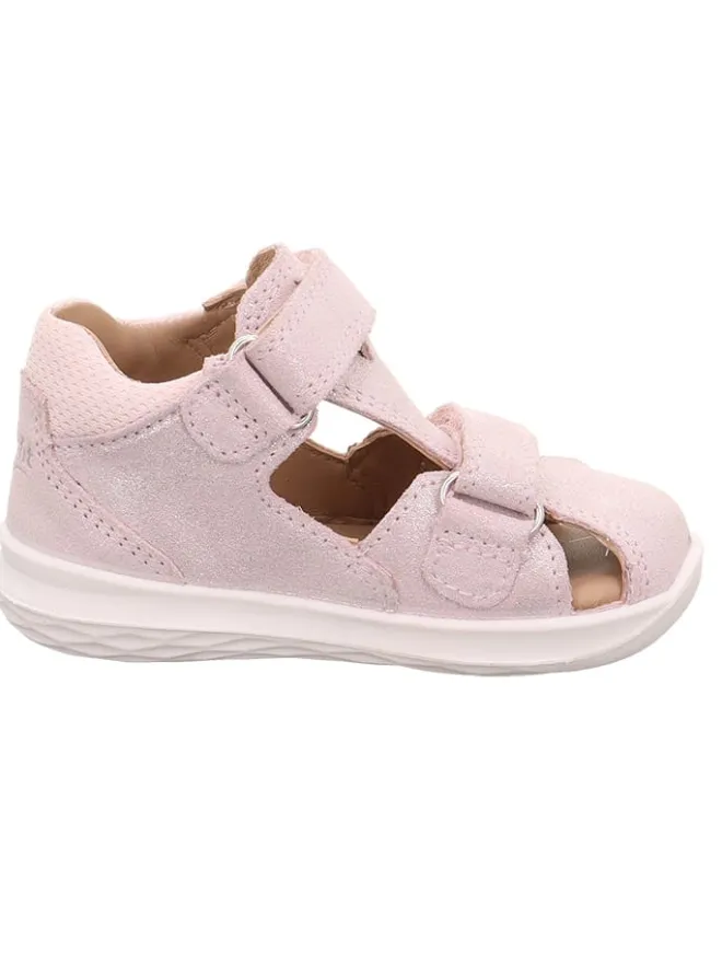 Leder-Halbsandalen "Bumblebee" in Rosa>superfit Hot