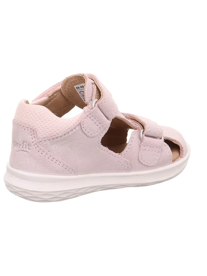 Leder-Halbsandalen "Bumblebee" in Rosa>superfit Hot