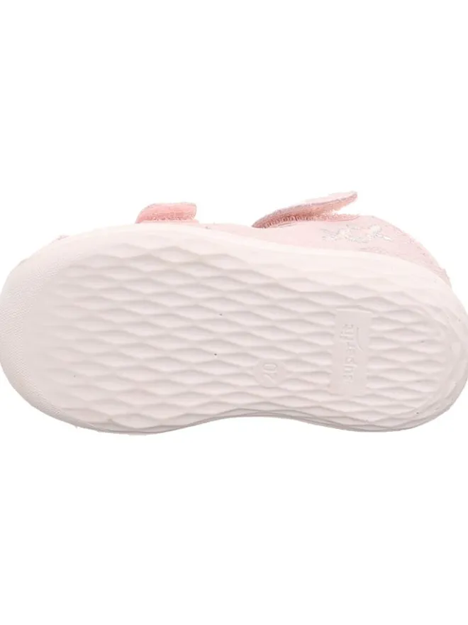 Leder-Halbsandalen "Bumblebee" in Rosa>superfit Hot