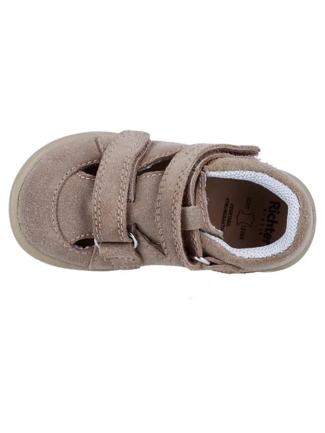 Leder-Halbsandalen "Dash" in Beige>Richter Shoes Hot