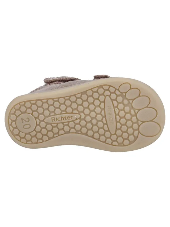 Leder-Halbsandalen "Dash" in Beige>Richter Shoes Hot