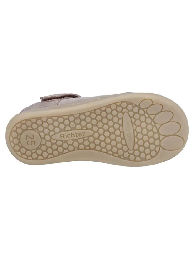 Richter Shoes Sandalen·Halbsandalen^Leder-Halbsandalen "Dash" in Beige