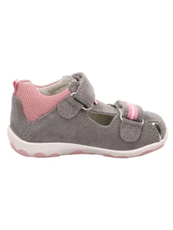 superfit Sandalen^Leder-Halbsandalen "Fanni" in Hellgrau