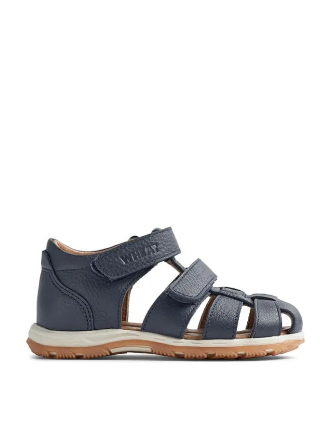 Wheat Sandalen^Leder-Halbsandalen "Frei" in Dunkelblau
