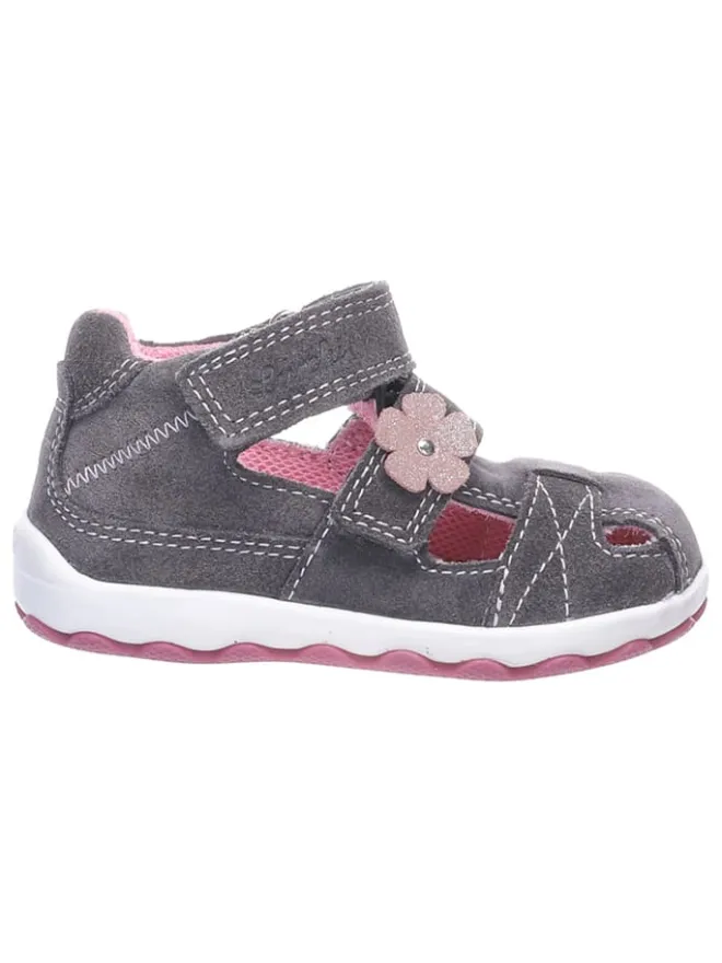 Leder-Halbsandalen "Ilya" in Grau>Lurchi Discount