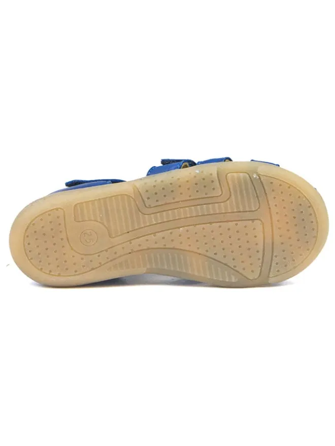 Leder-Halbsandalen in Blau>Rap Discount
