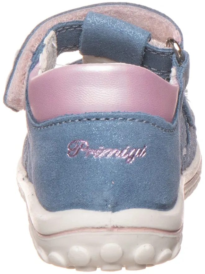 Primigi Sandalen^Leder-Halbsandalen in Blau/ Rosa