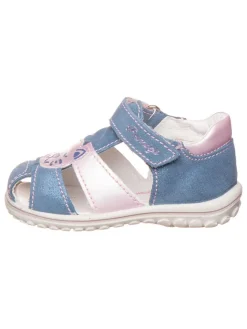 Primigi Sandalen^Leder-Halbsandalen in Blau/ Rosa