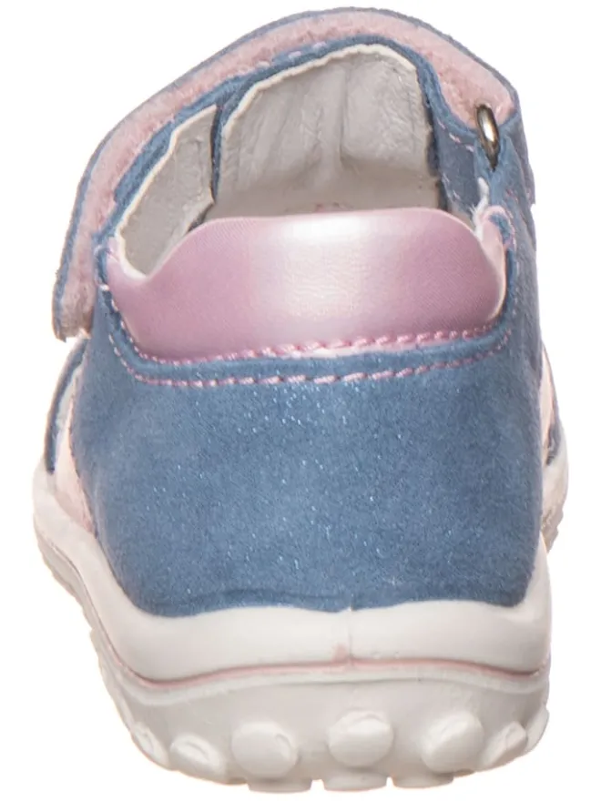Primigi Sandalen^Leder-Halbsandalen in Blau/ Rosa