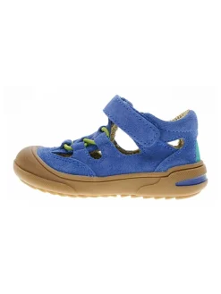 Leder-Halbsandalen in Blau>lamino Clearance
