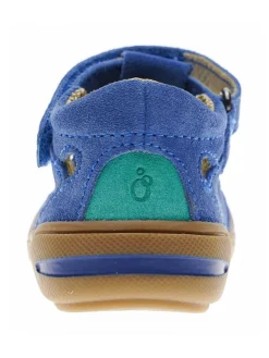 Leder-Halbsandalen in Blau><noscript><img width=
