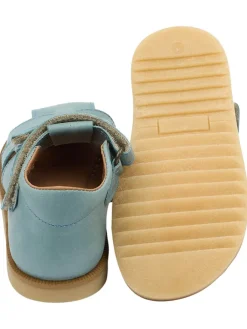 POM POM Sandalen·Halbsandalen^Leder-Halbsandalen in Blau