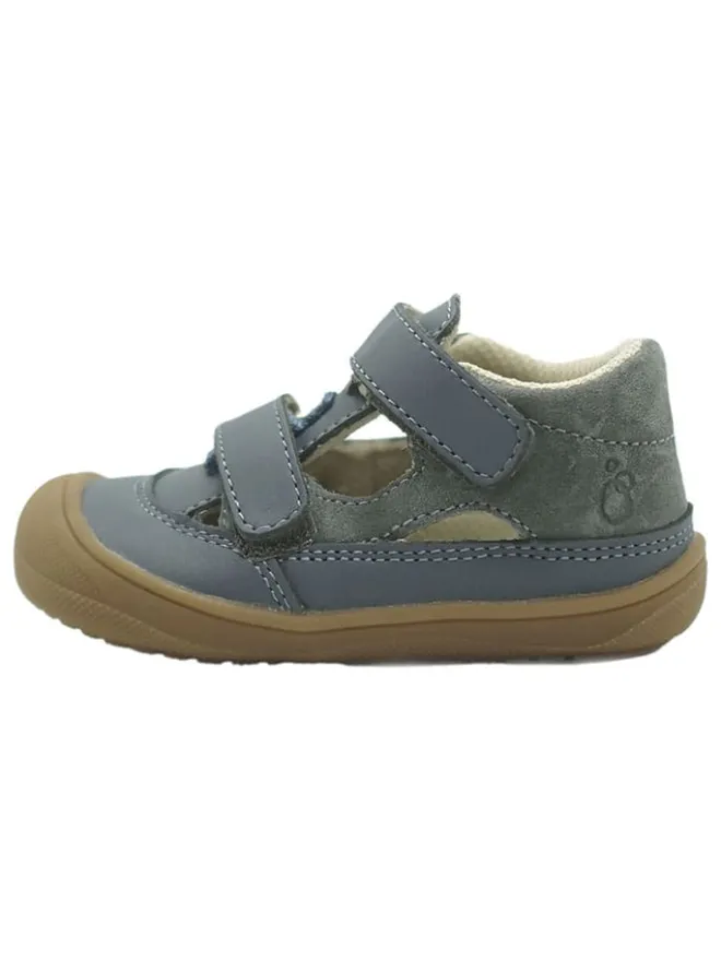 Leder-Halbsandalen in Blau>lamino Best
