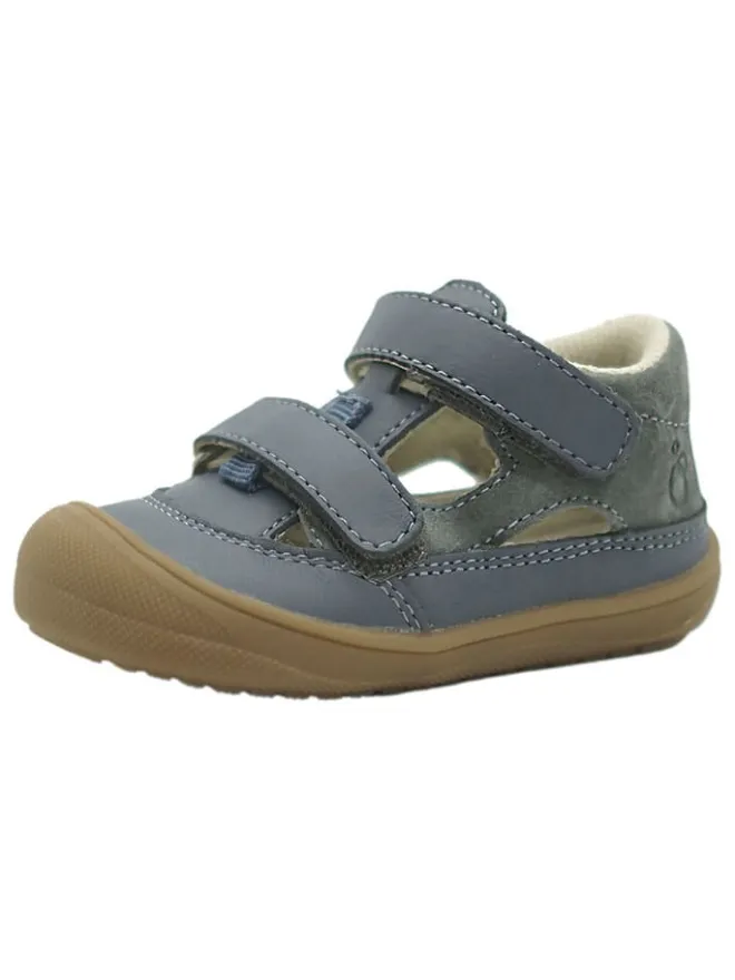 Leder-Halbsandalen in Blau>lamino Best