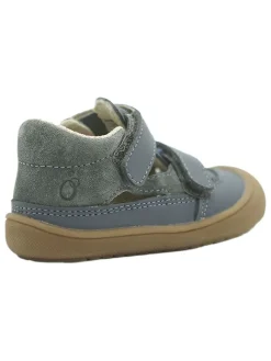 Leder-Halbsandalen in Blau><noscript><img width=