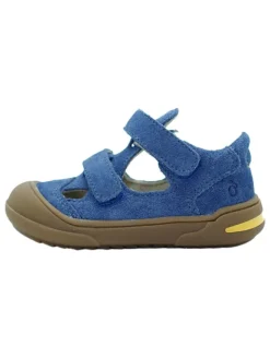 Leder-Halbsandalen in Blau>lamino Best