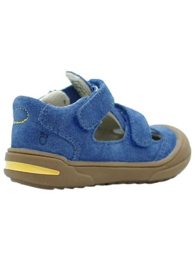 Leder-Halbsandalen in Blau>lamino Best
