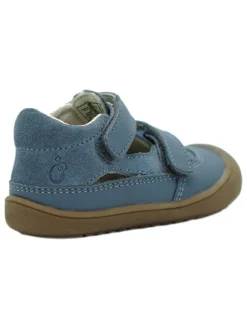 Leder-Halbsandalen in Blau><noscript><img width=