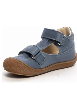 Naturino Sandalen^Leder-Halbsandalen in Blau