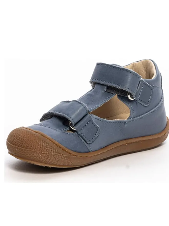 Naturino Sandalen^Leder-Halbsandalen in Blau