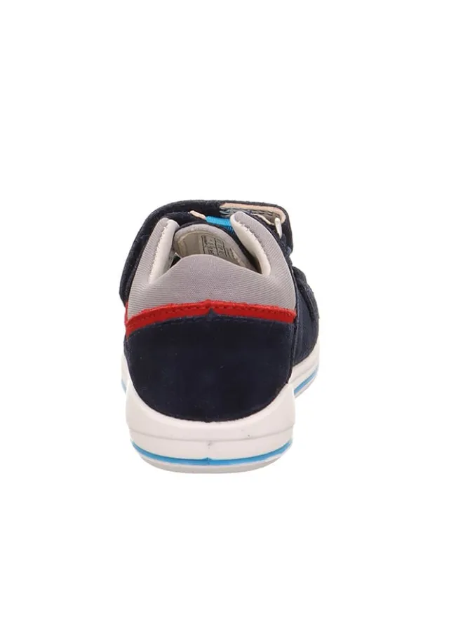 Leder-Halbsandalen in Dunkelblau>superfit
